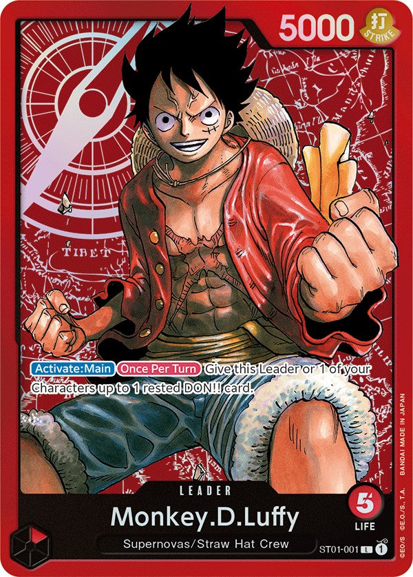 Monkey.D.Luffy (001) [Starter Deck: Straw Hat Crew] | Black Swamp Games