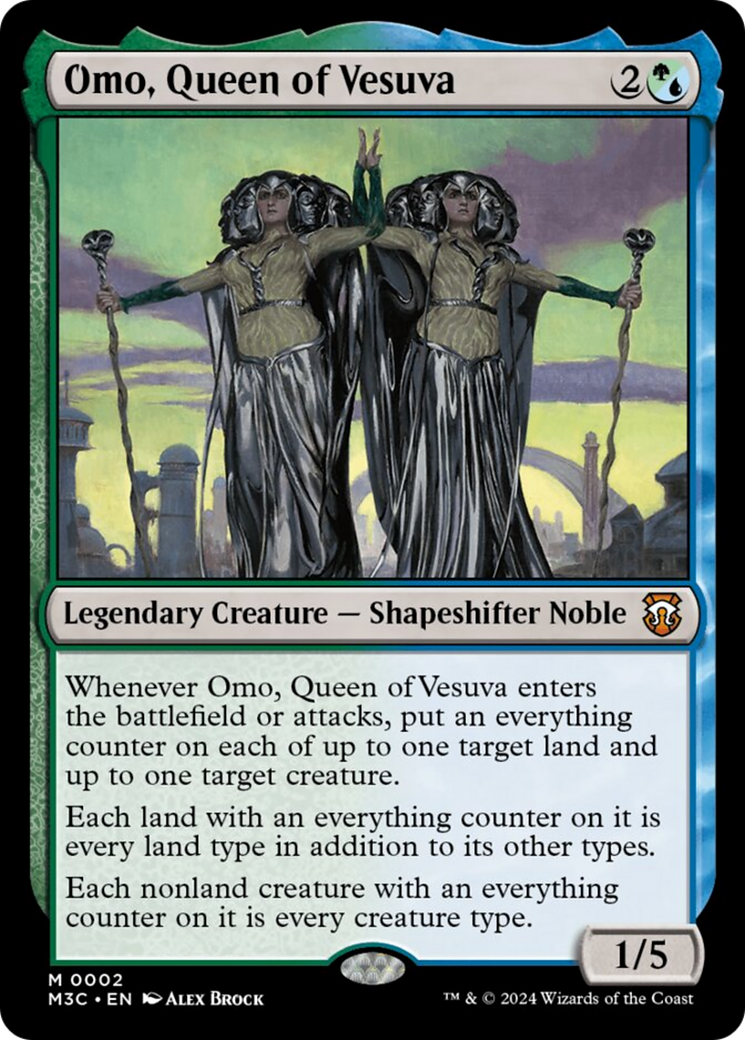 Omo, Queen of Vesuva [Modern Horizons 3 Commander] | Black Swamp Games