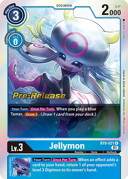 Jellymon [BT9-021] [X Record Pre-Release Promos] | Black Swamp Games