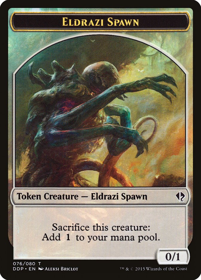 Eldrazi Spawn Token (076/080) [Duel Decks: Zendikar vs. Eldrazi] | Black Swamp Games