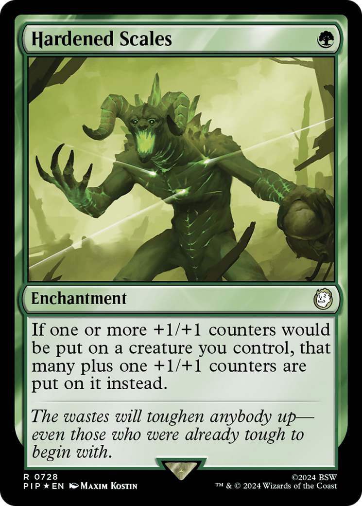 Hardened Scales (Surge Foil) [Fallout] | Black Swamp Games