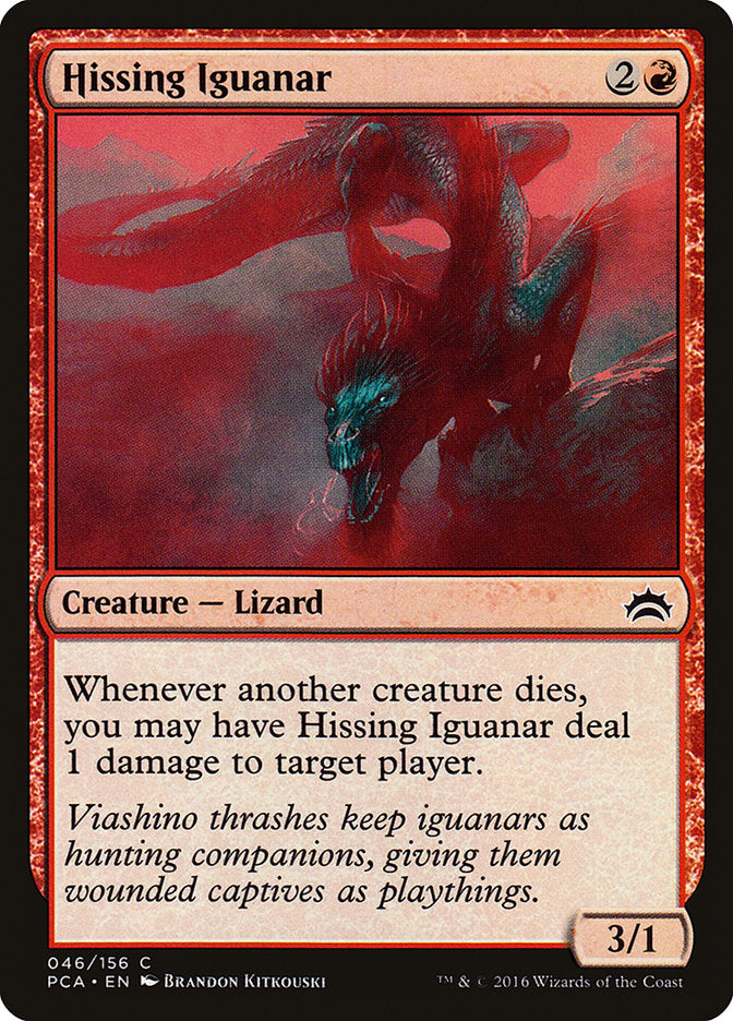 Hissing Iguanar [Planechase Anthology] | Black Swamp Games