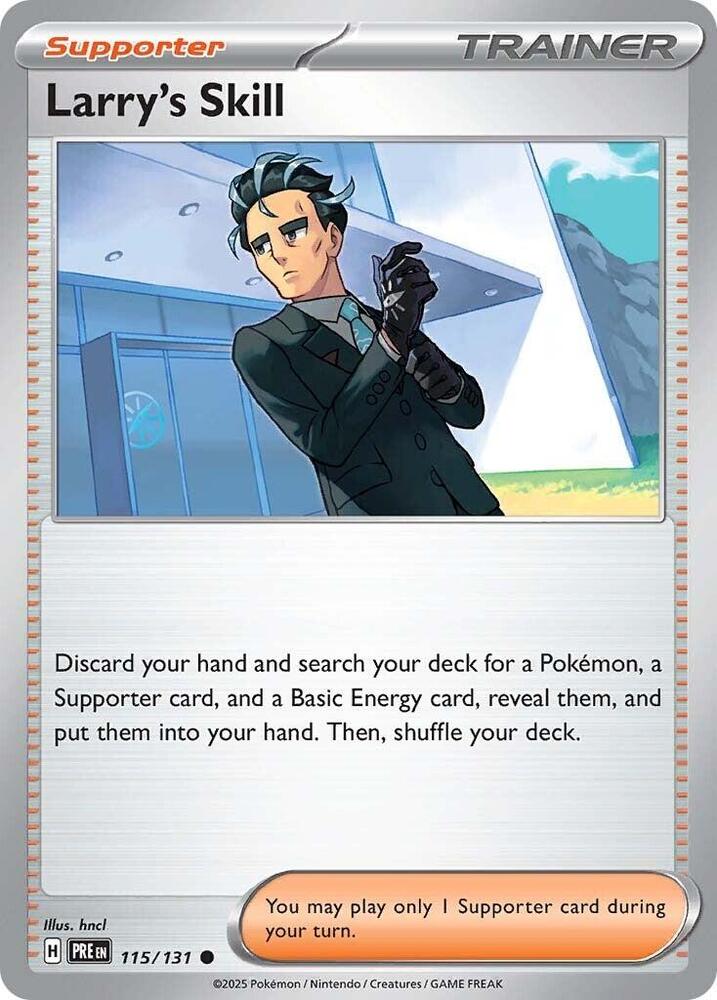 Larry's Skill (115/131) [Scarlet & Violet: Prismatic Evolutions] | Black Swamp Games
