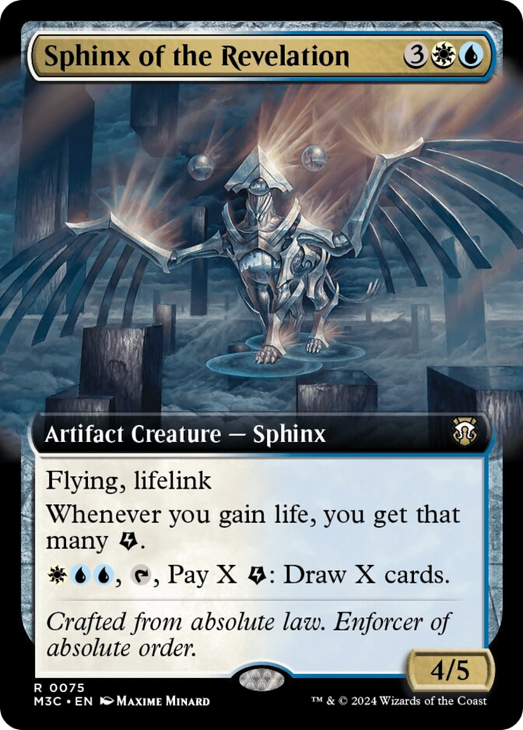 Sphinx of the Revelation (Extended Art) [Modern Horizons 3 Commander] | Black Swamp Games