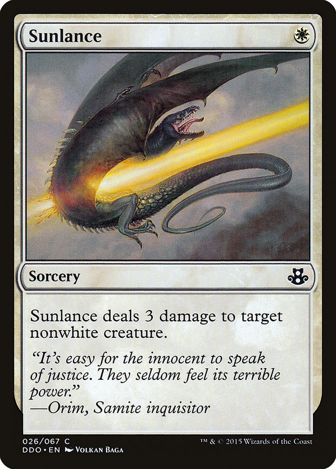 Sunlance [Duel Decks: Elspeth vs. Kiora] | Black Swamp Games