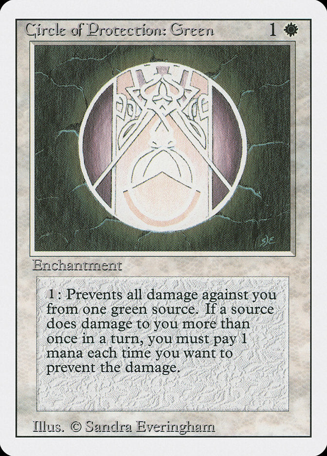 Circle of Protection: Green [Revised Edition] | Black Swamp Games