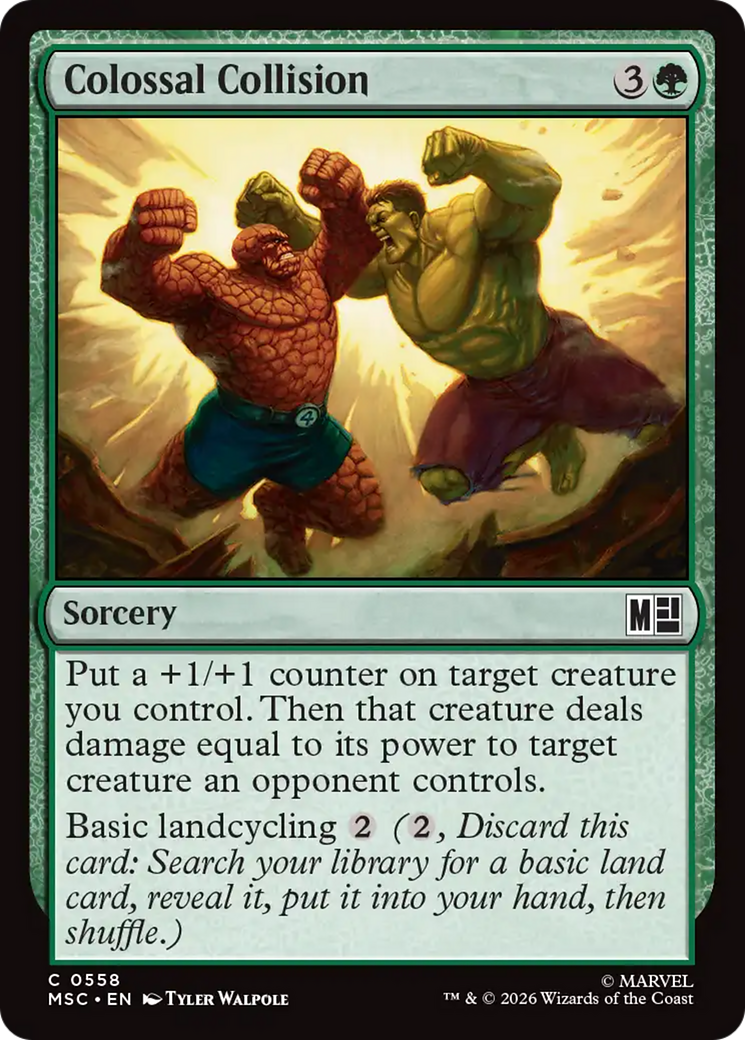 Colossal Collision [Marvel Super Heroes Commander] | Black Swamp Games