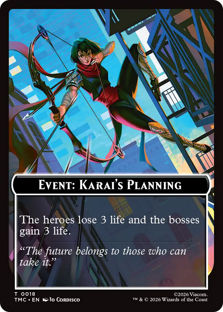 Event: Karai's Planning [Teenage Mutant Ninja Turtles Commander Tokens] | Black Swamp Games