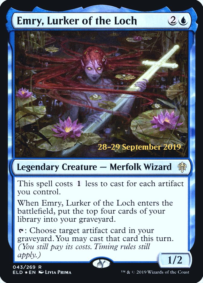 Emry, Lurker of the Loch [Throne of Eldraine Prerelease Promos] | Black Swamp Games