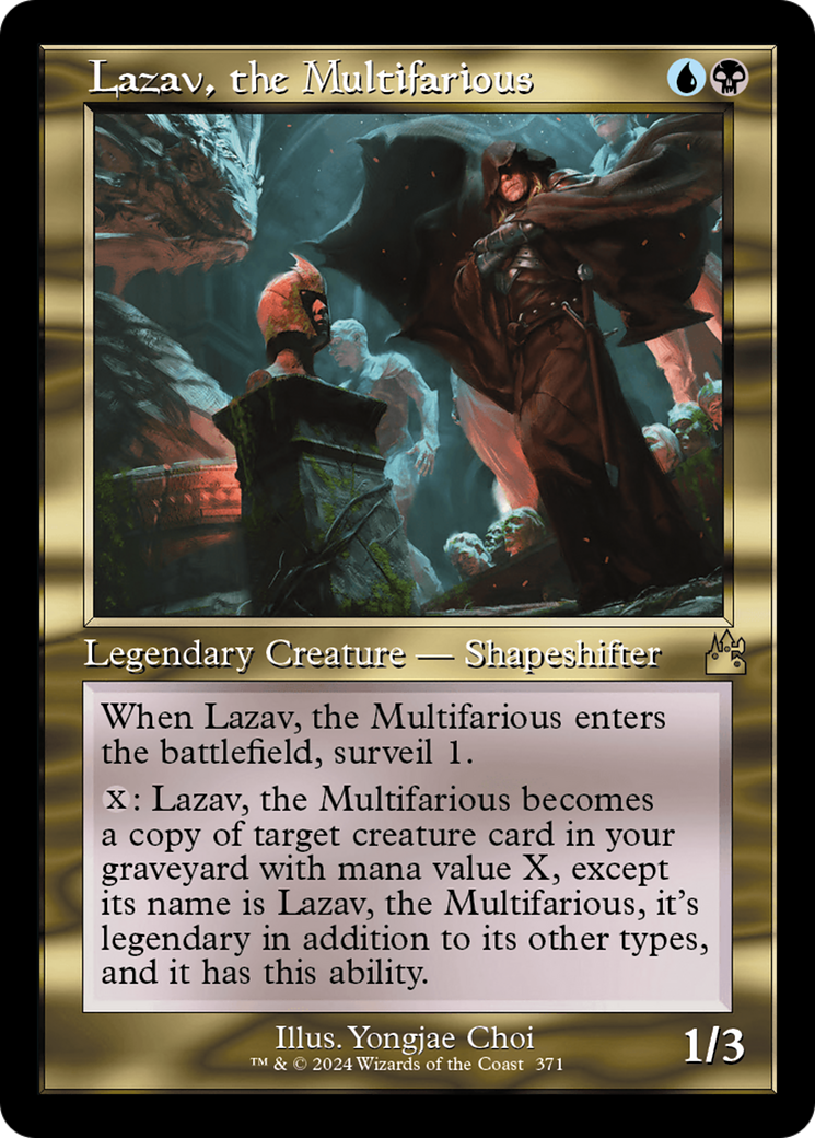 Lazav, the Multifarious (Retro Frame) [Ravnica Remastered] | Black Swamp Games