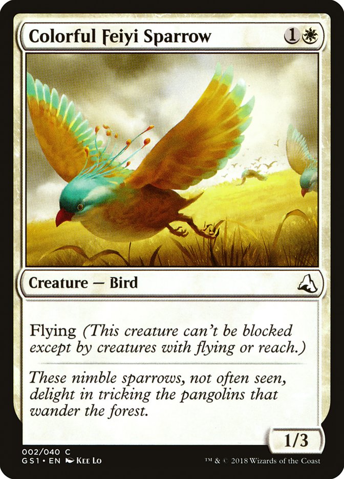 Colorful Feiyi Sparrow [Global Series Jiang Yanggu & Mu Yanling] | Black Swamp Games