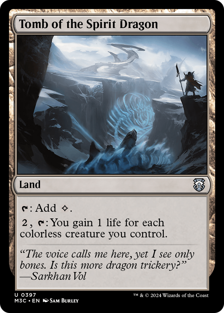 Tomb of the Spirit Dragon (Ripple Foil) [Modern Horizons 3 Commander] | Black Swamp Games