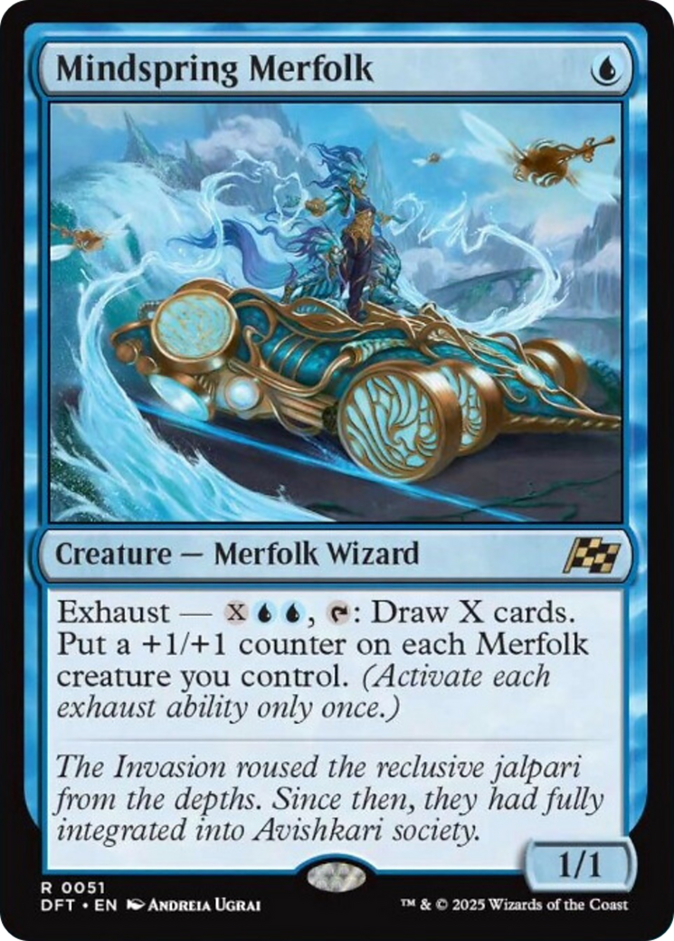 Mindspring Merfolk [Aetherdrift] | Black Swamp Games