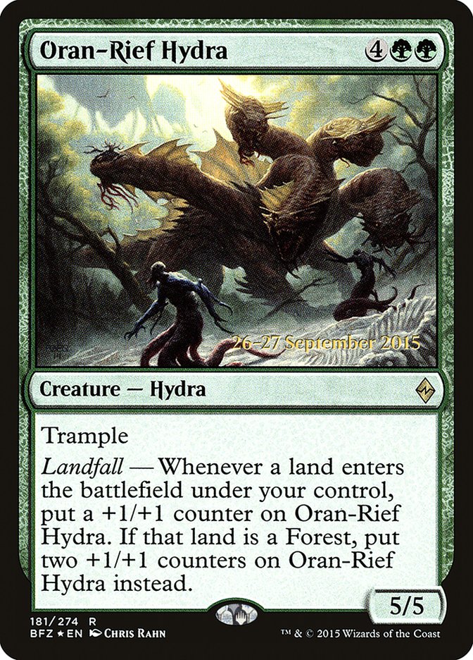 Oran-Rief Hydra [Battle for Zendikar Prerelease Promos] | Black Swamp Games