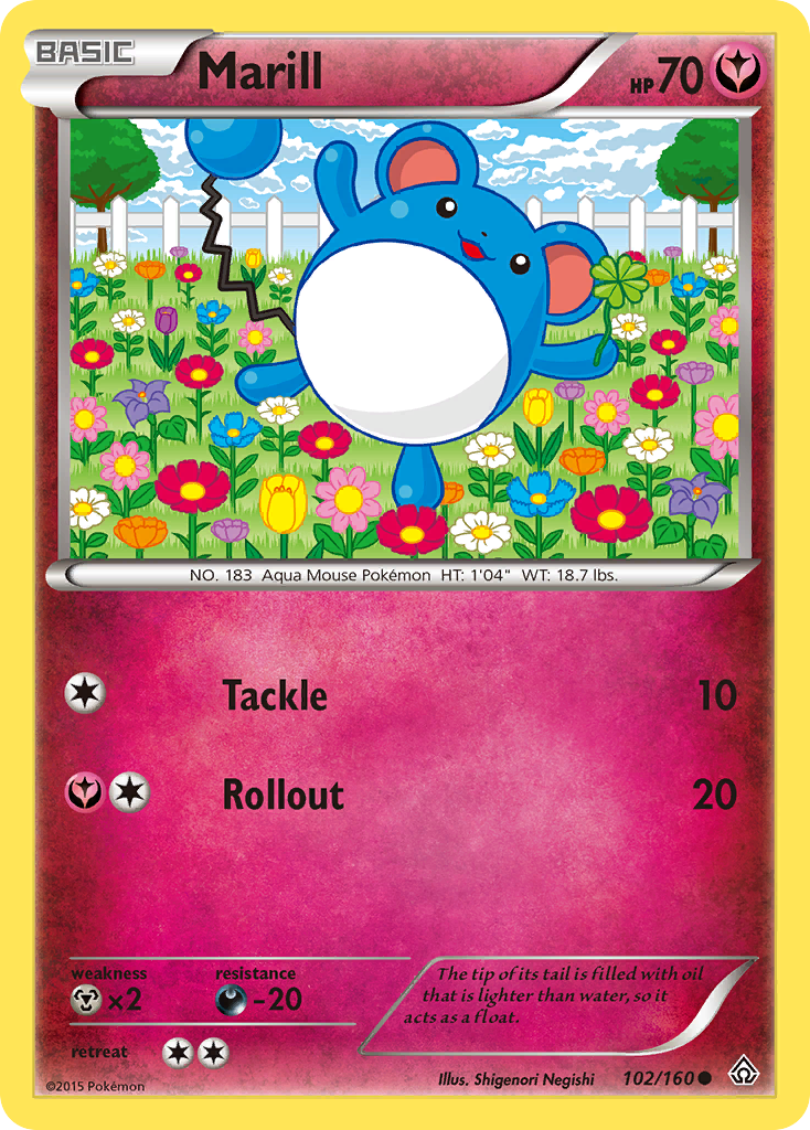 Marill (102/160) [XY: Primal Clash] | Black Swamp Games