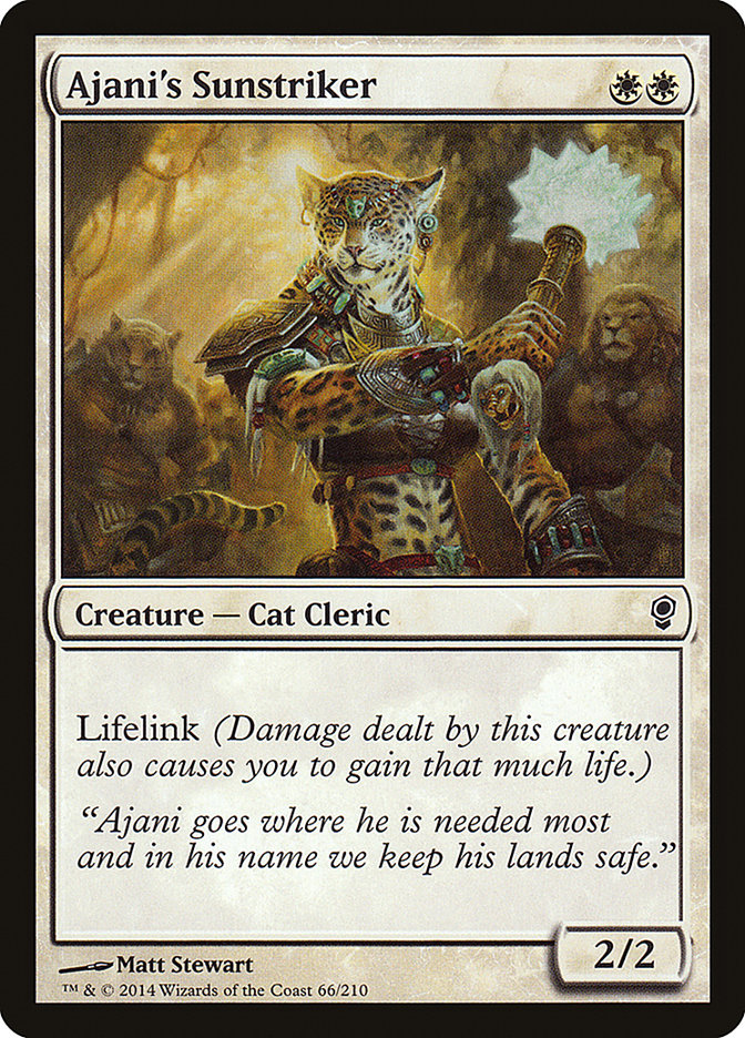 Ajani's Sunstriker [Conspiracy] | Black Swamp Games