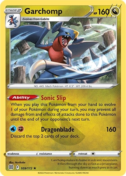 Garchomp (109/172) [Sword & Shield: Brilliant Stars] | Black Swamp Games