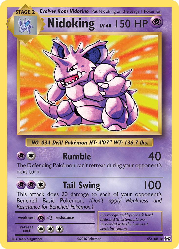 Nidoking (45/108) [XY: Evolutions] | Black Swamp Games