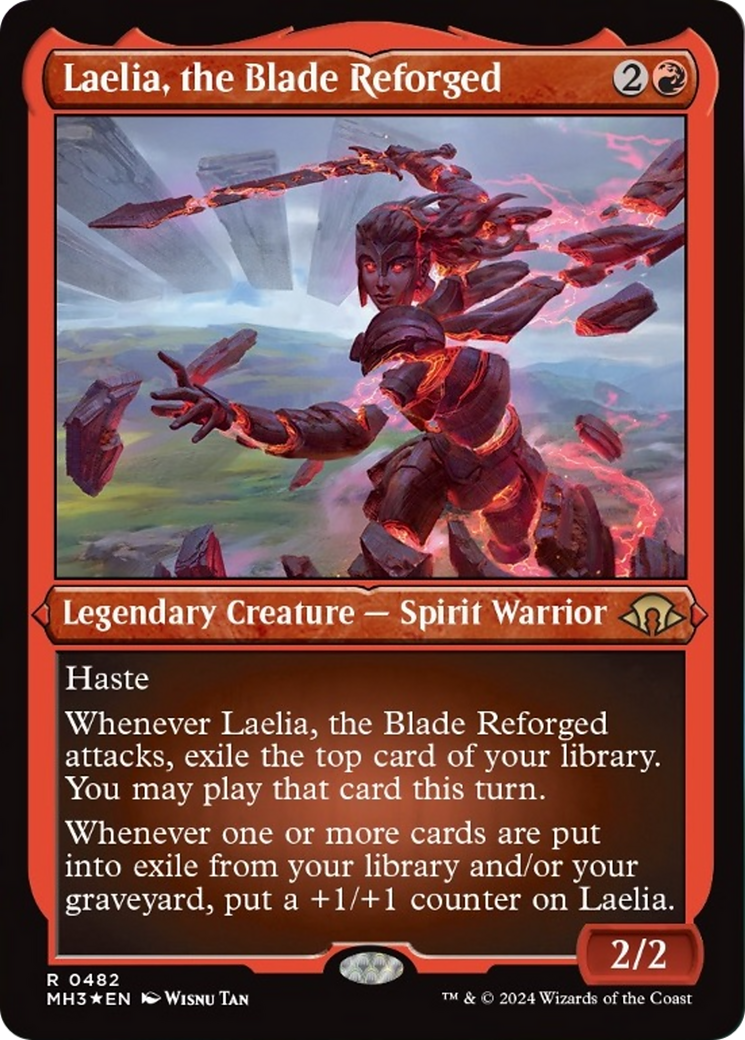 Laelia, the Blade Reforged (Foil Etched) [Modern Horizons 3] | Black Swamp Games