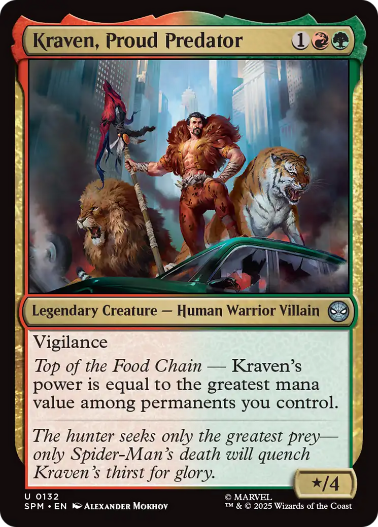 Kraven, Proud Predator [Marvel's Spider-Man] | Black Swamp Games
