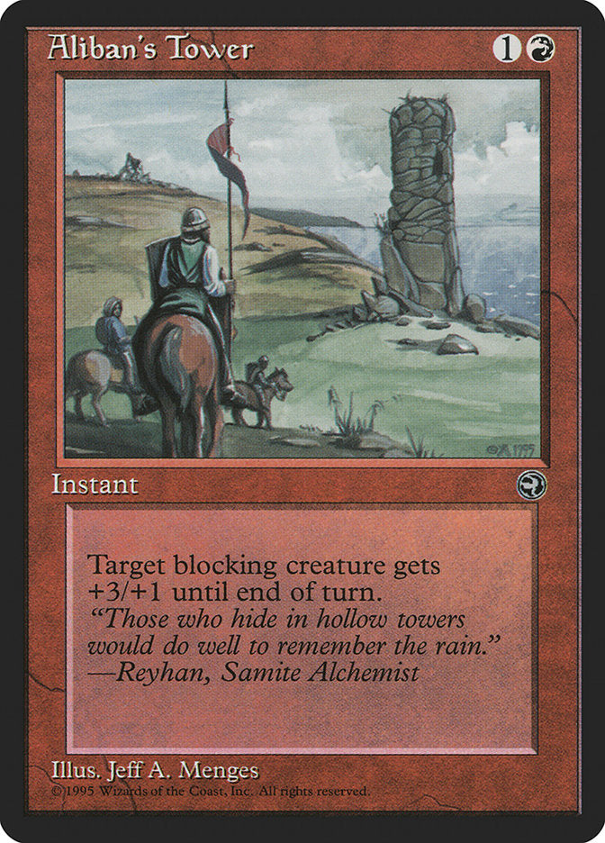 Aliban's Tower (Reyhan Flavor Text) [Homelands] | Black Swamp Games