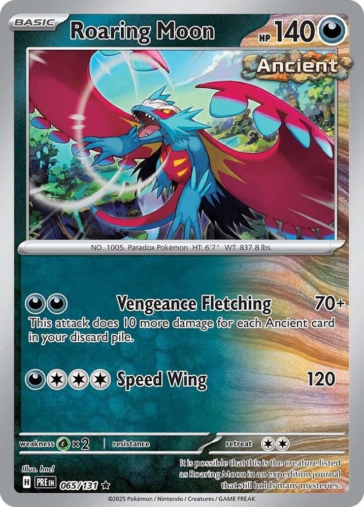 Roaring Moon (065/131) [Scarlet & Violet: Prismatic Evolutions] | Black Swamp Games