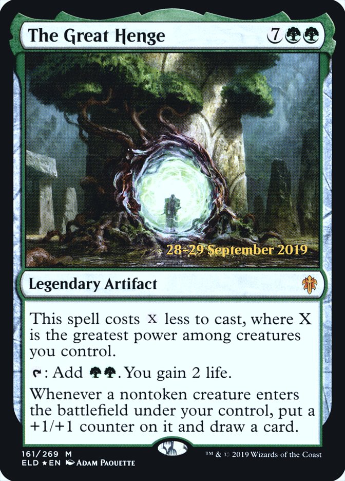 The Great Henge [Throne of Eldraine Prerelease Promos] | Black Swamp Games