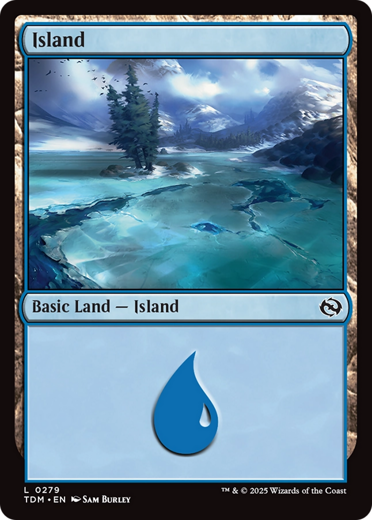 Island (0279) [Tarkir: Dragonstorm] | Black Swamp Games