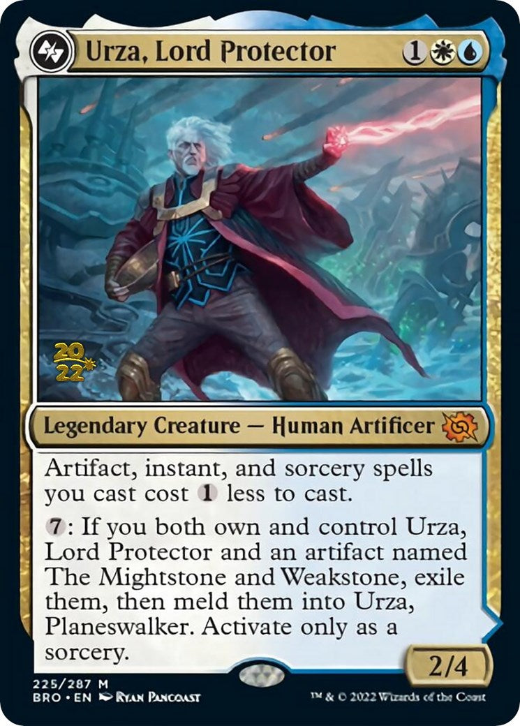 Urza, Lord Protector [The Brothers' War Prerelease Promos] | Black Swamp Games