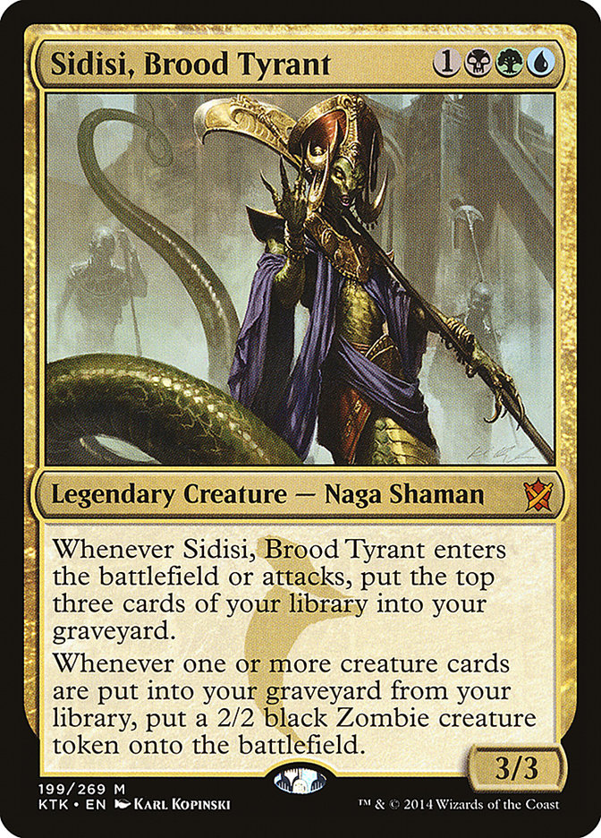 Sidisi, Brood Tyrant [Khans of Tarkir] | Black Swamp Games