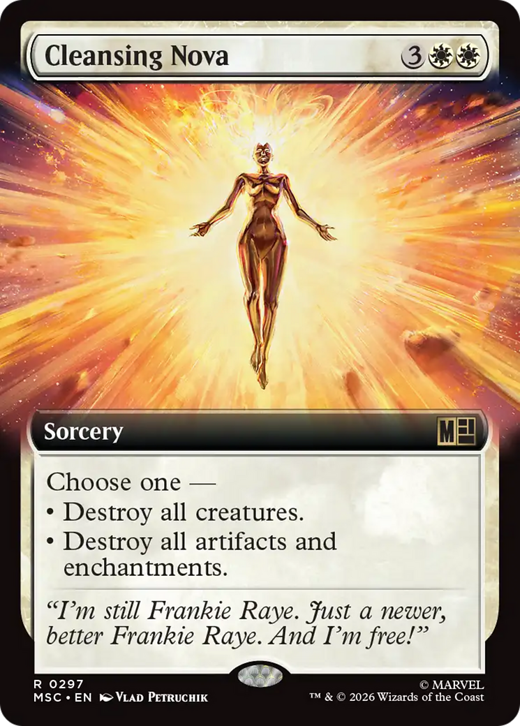 Cleansing Nova (Extended Art) [Marvel Super Heroes Commander] | Black Swamp Games