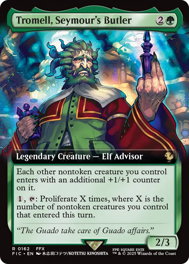 Tromell, Seymour's Butler (Extended Art) [FINAL FANTASY Commander] | Black Swamp Games