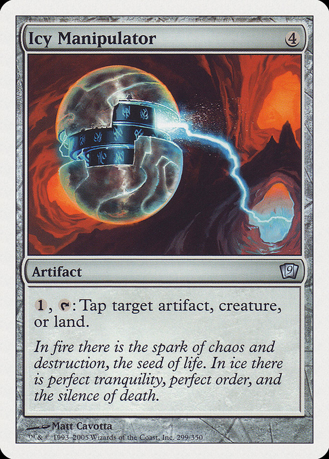 Icy Manipulator (9th Edition) [Oversize Cards] | Black Swamp Games