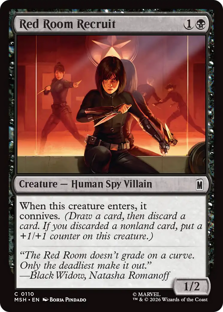 Red Room Recruit [Marvel Super Heroes] | Black Swamp Games