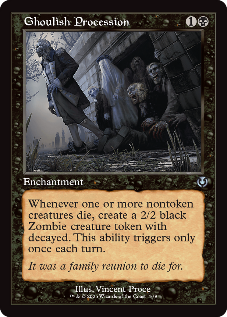 Ghoulish Procession (Retro Frame) [Innistrad Remastered] | Black Swamp Games