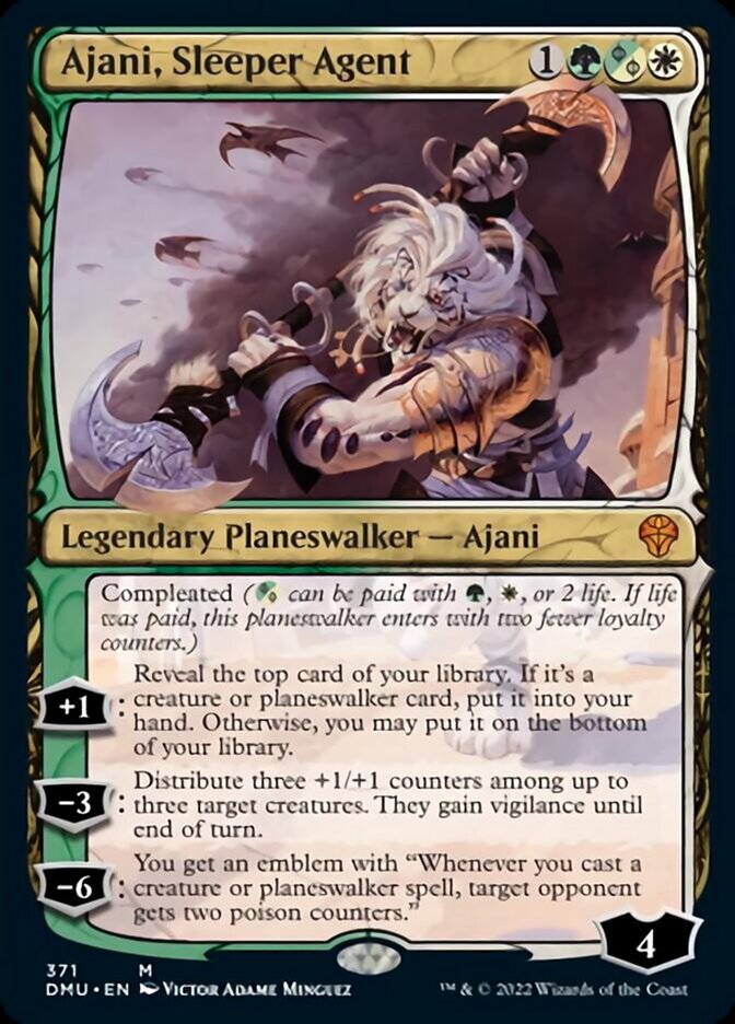 Ajani, Sleeper Agent (Showcase) [Dominaria United] | Black Swamp Games
