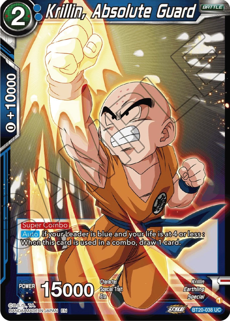 Krillin, Absolute Guard (BT20-038) [Power Absorbed] | Black Swamp Games