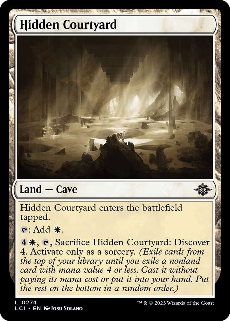 Hidden Courtyard [The Lost Caverns of Ixalan] | Black Swamp Games