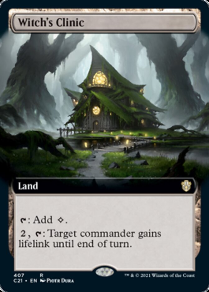 Witch's Clinic (Extended Art) [Commander 2021] | Black Swamp Games
