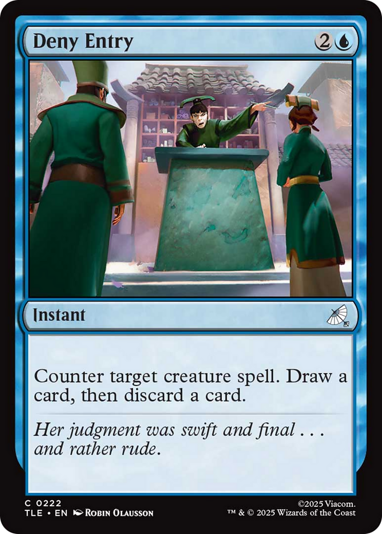 Deny Entry [Avatar: The Last Airbender: Eternal-Legal] | Black Swamp Games