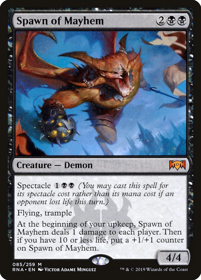 Spawn of Mayhem [Ravnica Allegiance] | Black Swamp Games