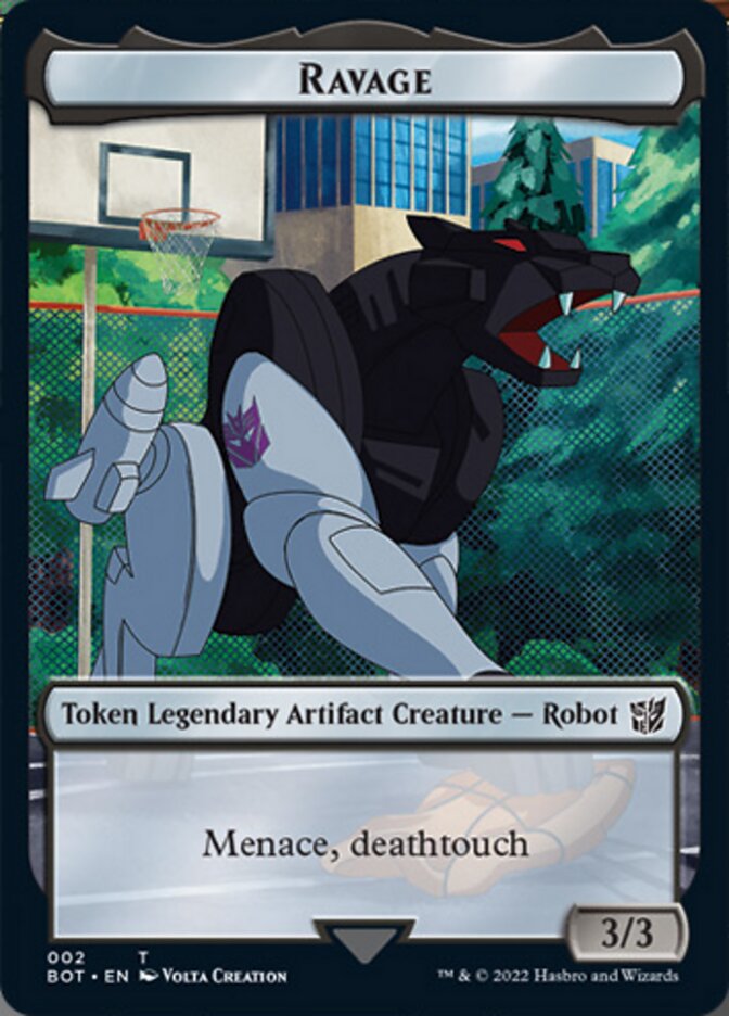 Ravage [Transformers Tokens] | Black Swamp Games