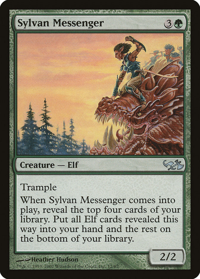 Sylvan Messenger [Duel Decks: Elves vs. Goblins] | Black Swamp Games