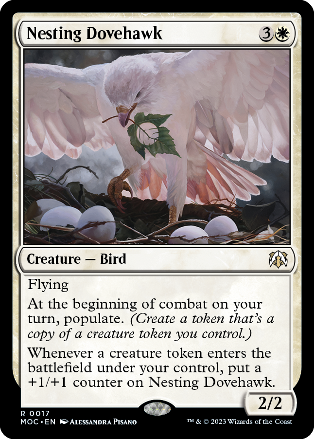 Nesting Dovehawk [March of the Machine Commander] | Black Swamp Games