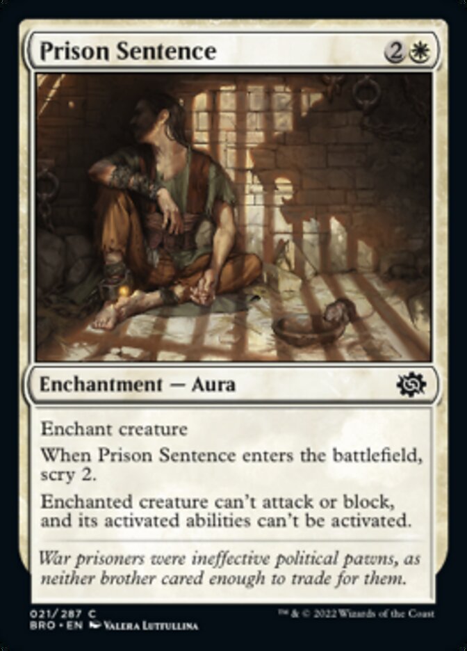Prison Sentence [The Brothers' War] | Black Swamp Games