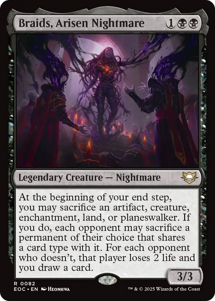 Braids, Arisen Nightmare [Edge of Eternities Commander] | Black Swamp Games