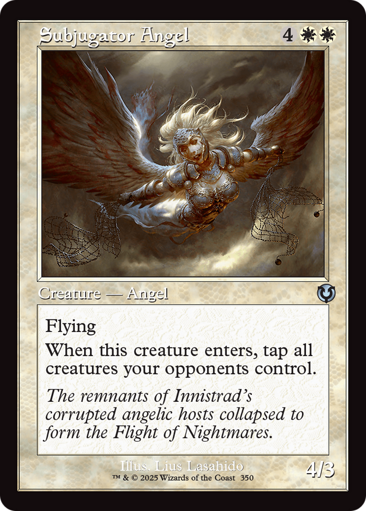 Subjugator Angel (Retro Frame) [Innistrad Remastered] | Black Swamp Games