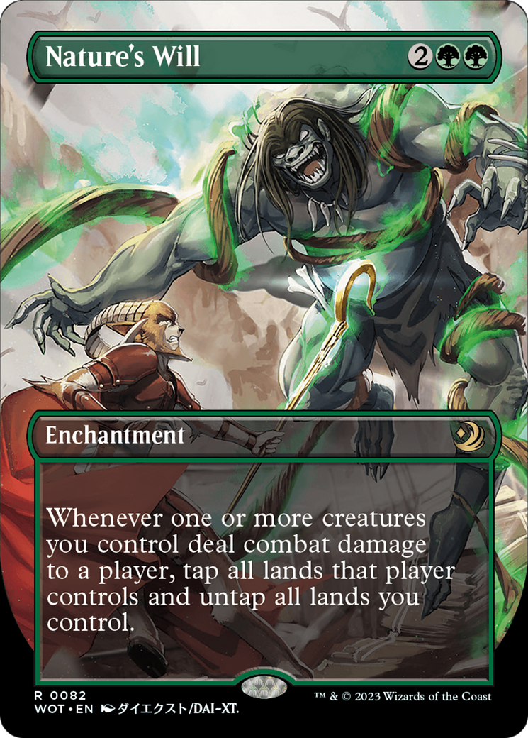 Nature's Will (Anime Borderless) [Wilds of Eldraine: Enchanting Tales] | Black Swamp Games