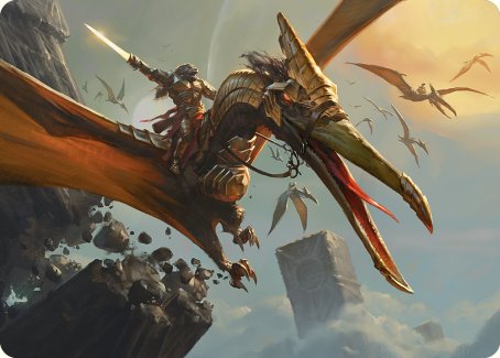 Skyhunter Strike Force Art Card [Phyrexia: All Will Be One Art Series] | Black Swamp Games