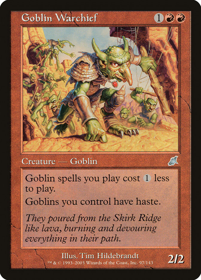 Goblin Warchief [Scourge] | Black Swamp Games